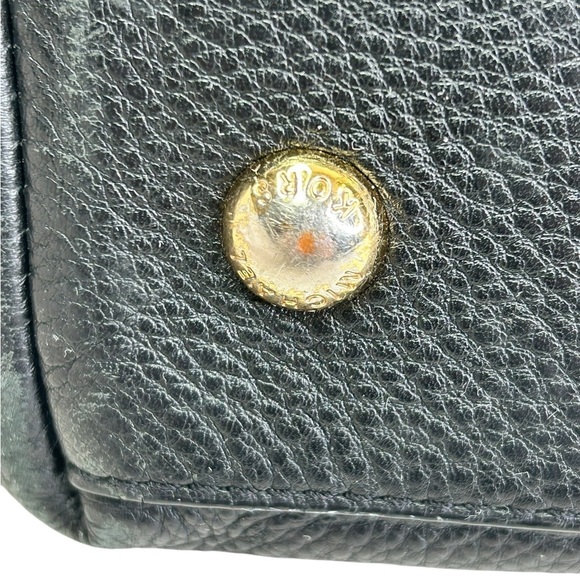 Michael Kors Hamilton Weekender Black Leather Bag X-Large Gold Hardware - Picture 8 of 8